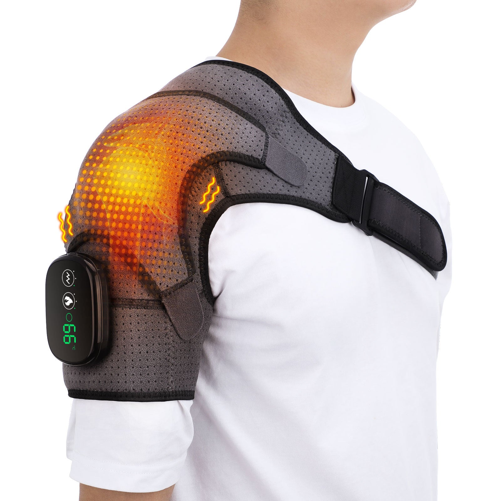 USB Rechargeable Convenient Electric Heating Shoulder Pad - HolisticBMS