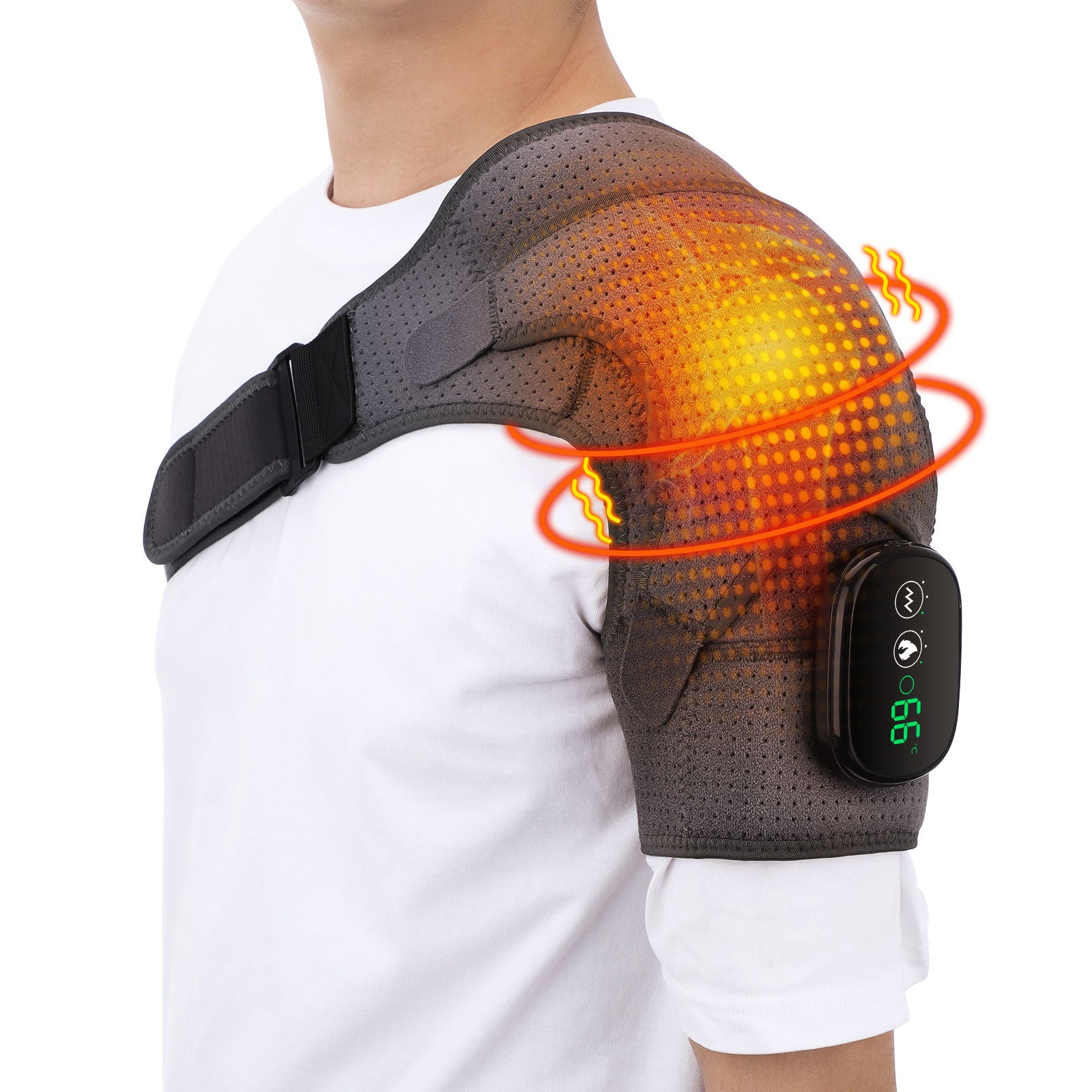 USB Rechargeable Convenient Electric Heating Shoulder Pad - HolisticBMS