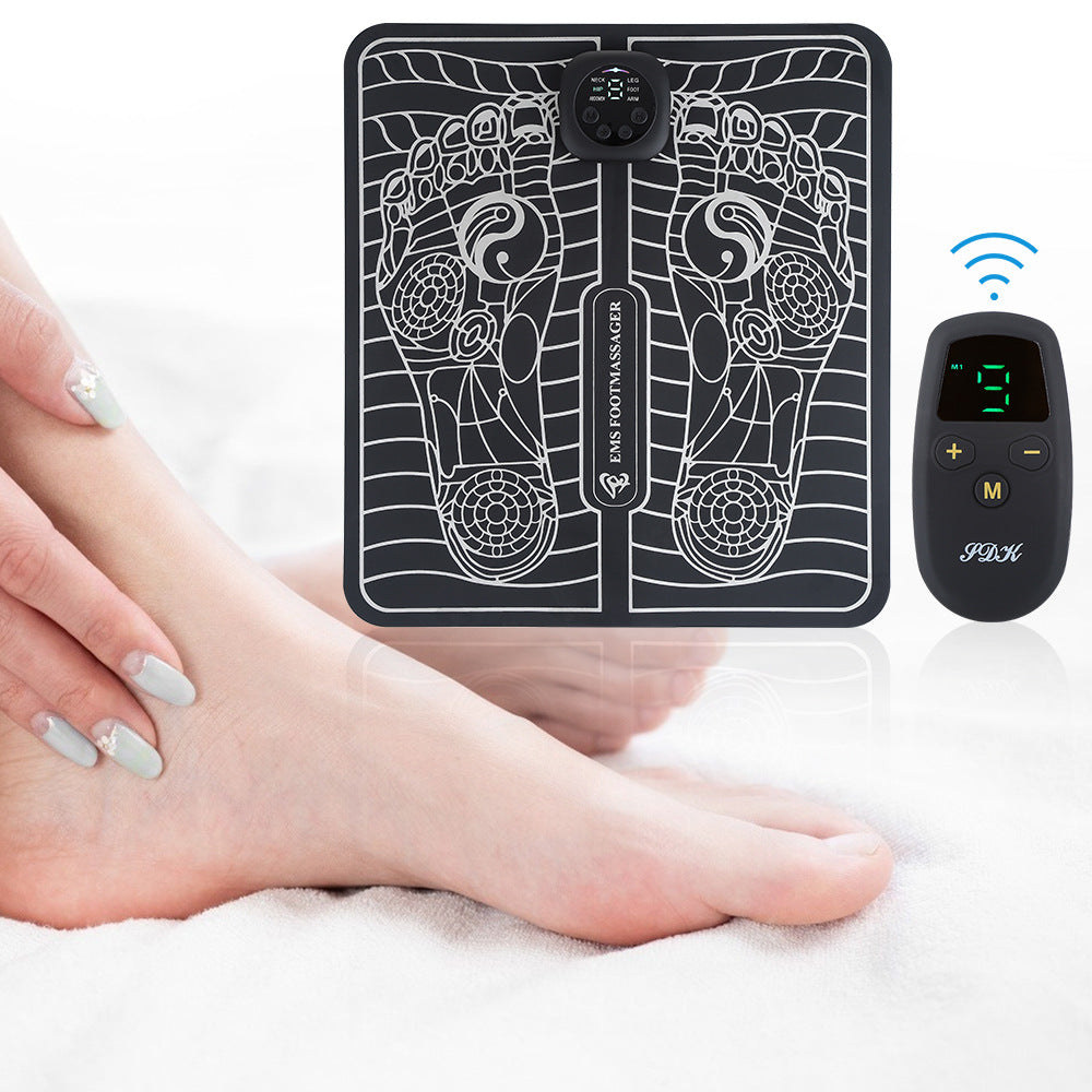 Remote Control EMS Foot Reflexology Foot Massage Machine - HolisticBMS